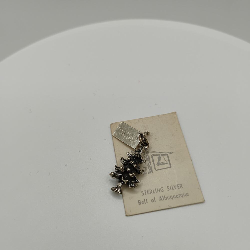 VTG Bell Christmas Tree Charm for Colorado Springs CO on Original Paper Tag